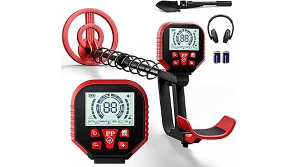 waterproof lcd metal detector