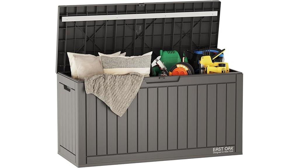 waterproof resin deck storage