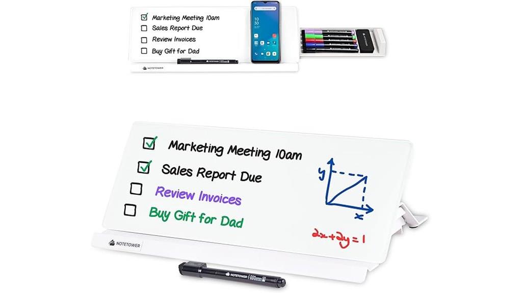 whiteboard with stand