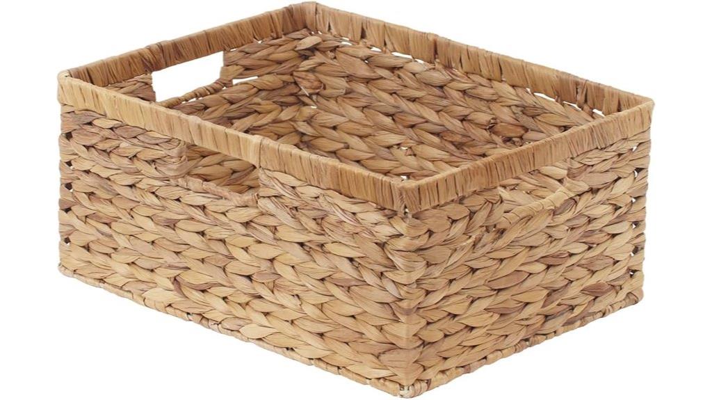 wicker water hyacinth basket