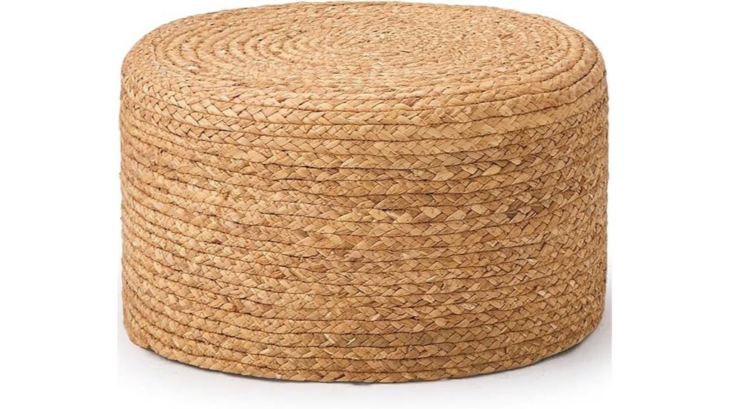 wimarsbon round ottoman pouf