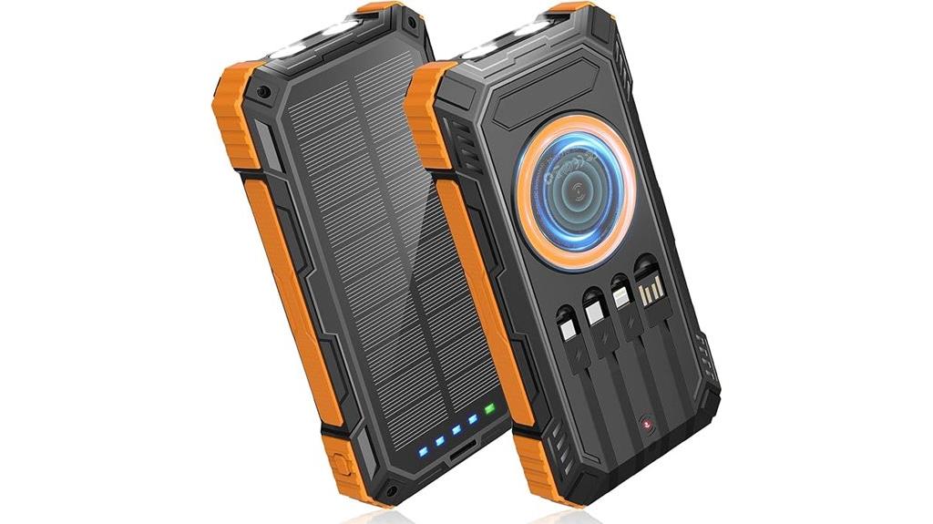 wireless solar power bank