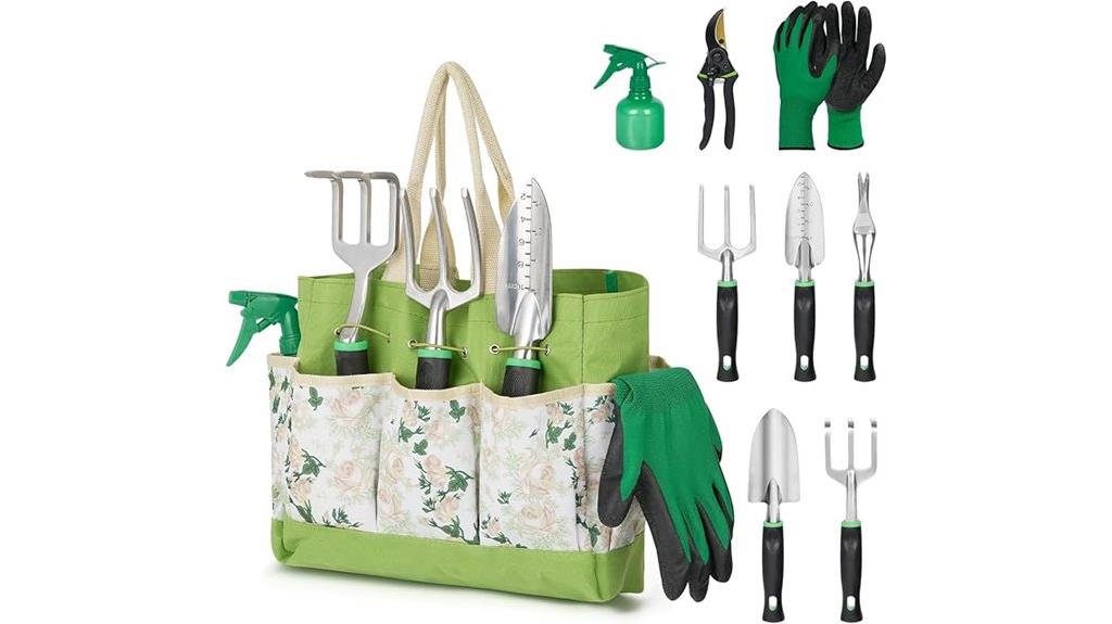 women s 9 piece gardening set