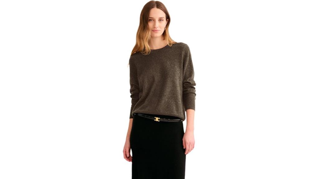 women s cashmere crewneck sweater