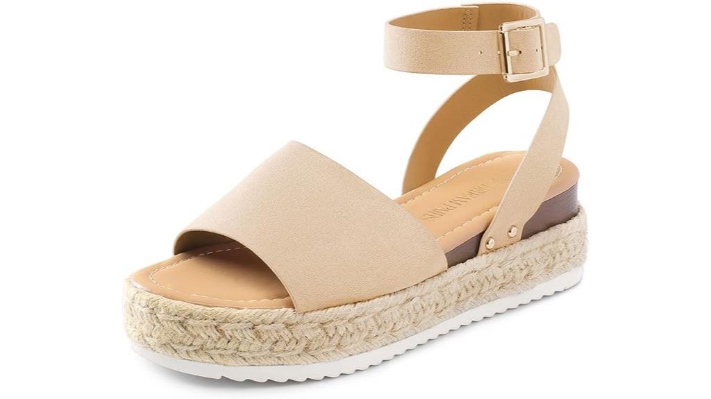 women s platform espadrille shoes