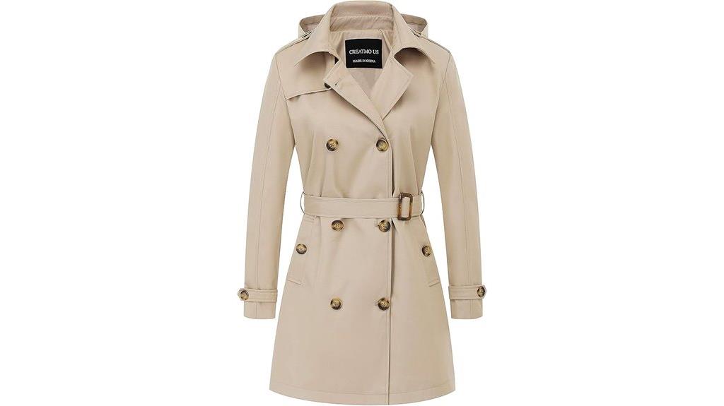 women s trench coat with hood