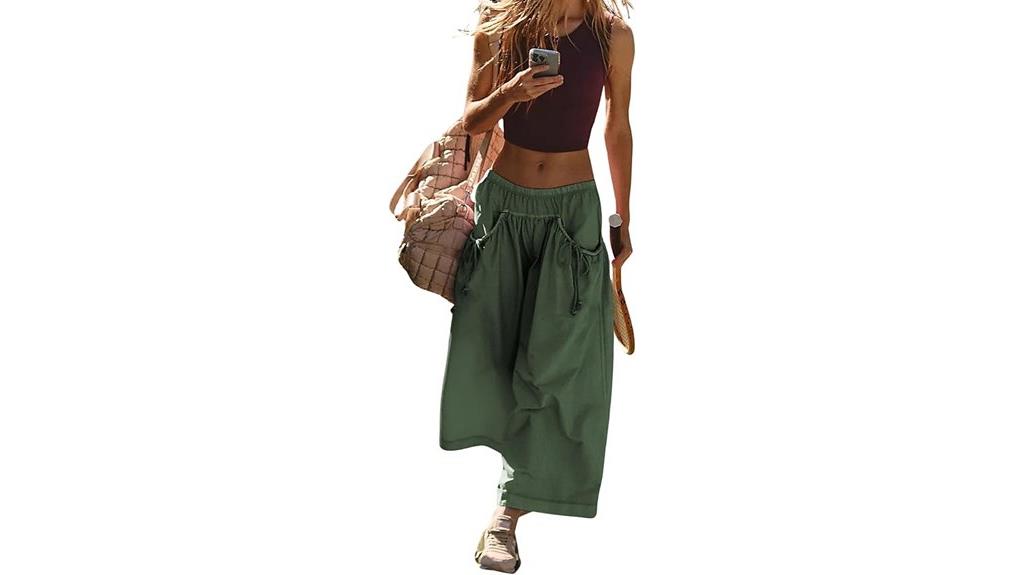 women s wide leg pockets