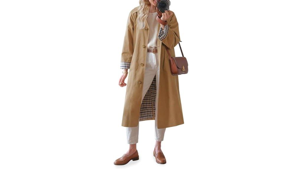 women s windproof oversized coat