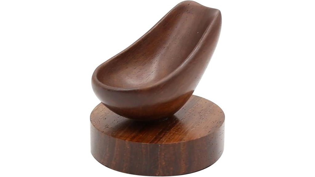wooden pipe stand rest