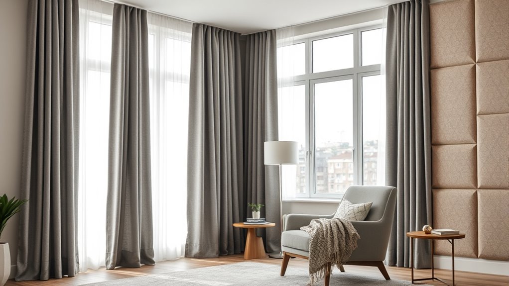 add acoustic panels strategically