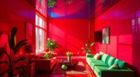 bold color interior design