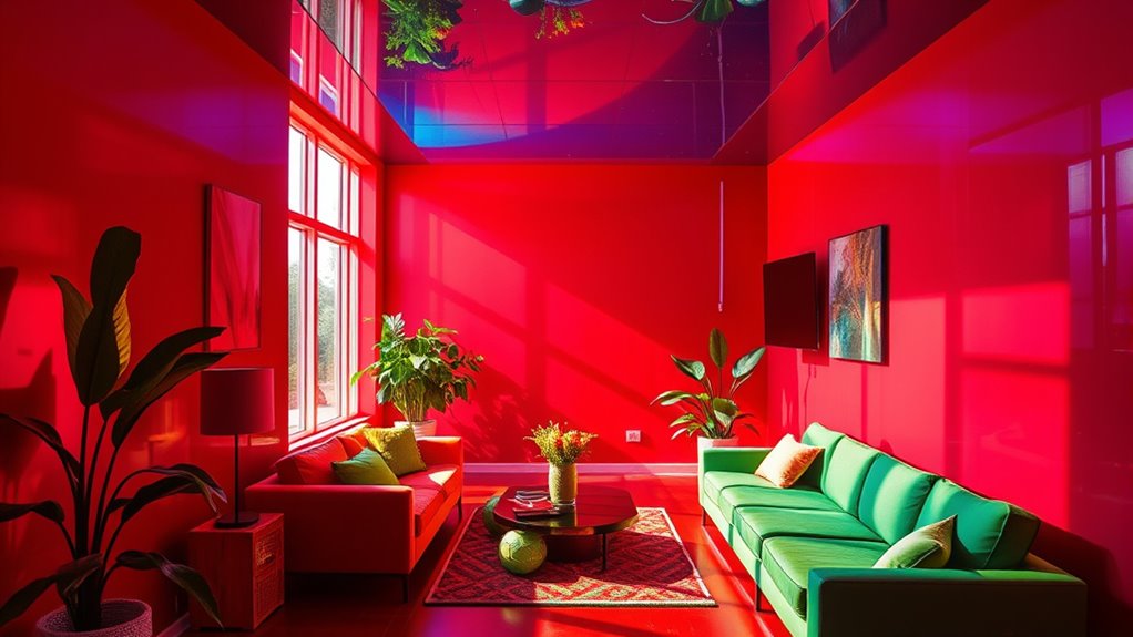 bold color interior design