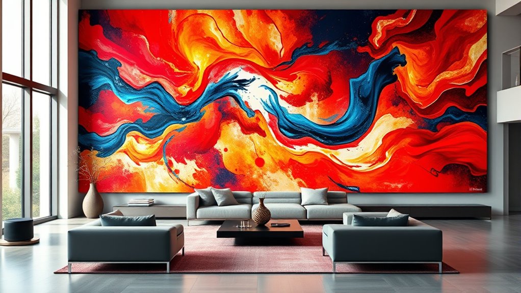 bold large scale colorful statements