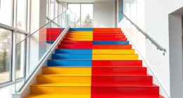 bold staircase painting guide