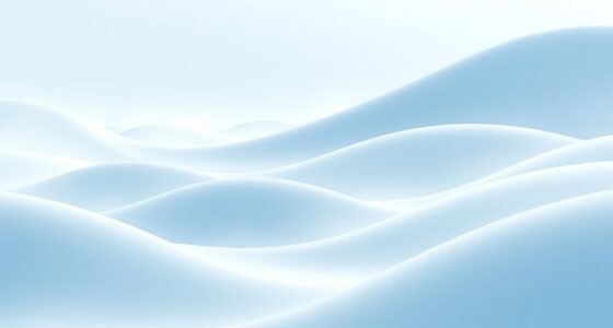 calming pale blue hues