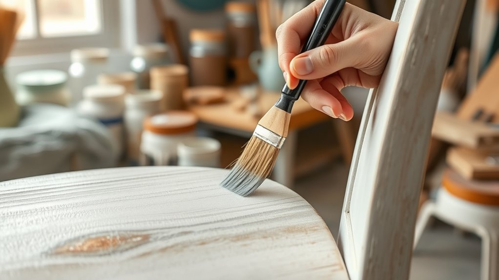 chalk paint furniture transformation