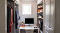 closets into workspaces