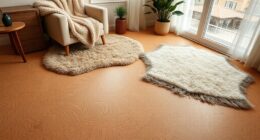 comfortable insulating cork flooring