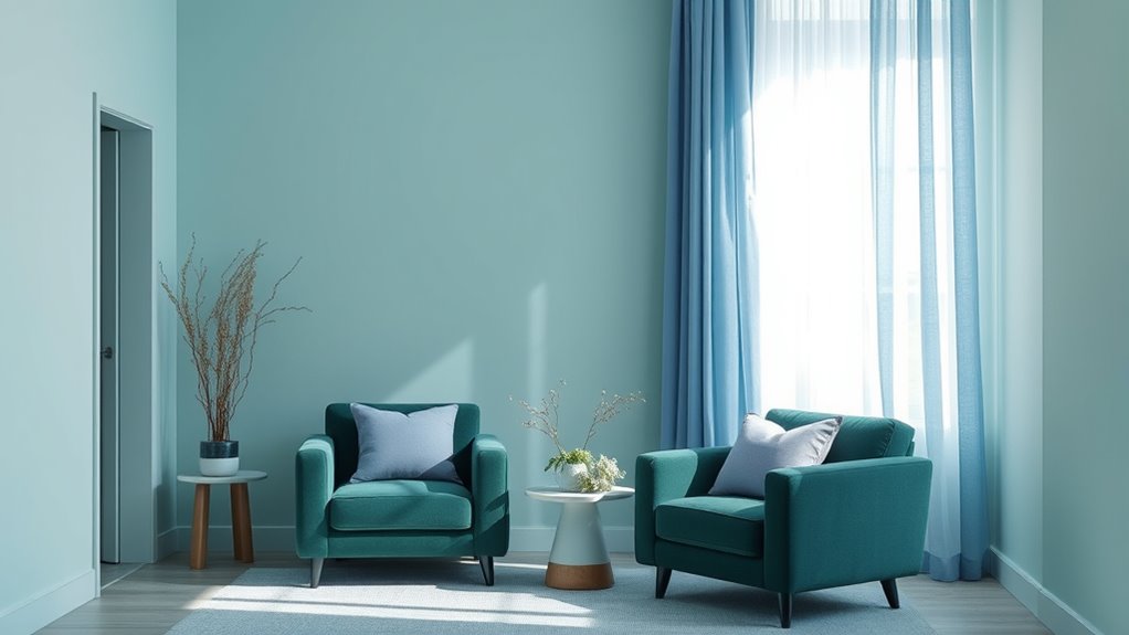 cool colors promote relaxation