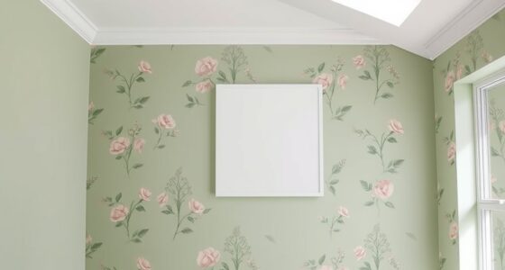 coordinate paint and wallpaper