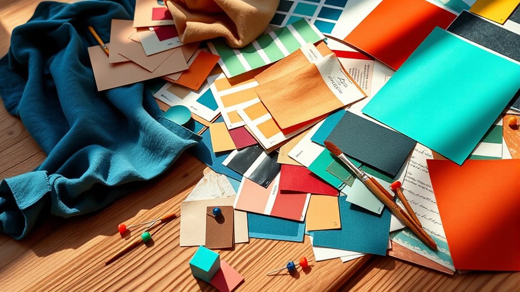 create harmonious textured palette