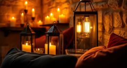 creating intimate candle ambiance