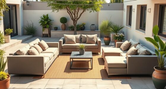 customizable outdoor seating