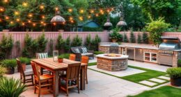 designated dining and relaxation zones