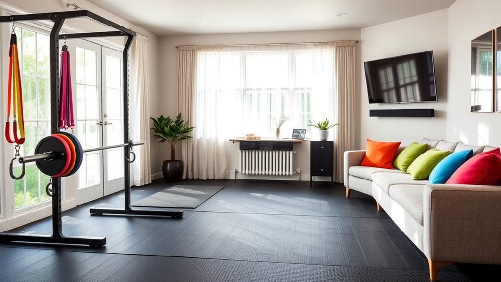 designing a versatile workout area
