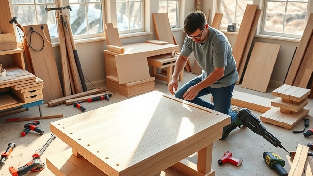 diy reclaimed wood cushions