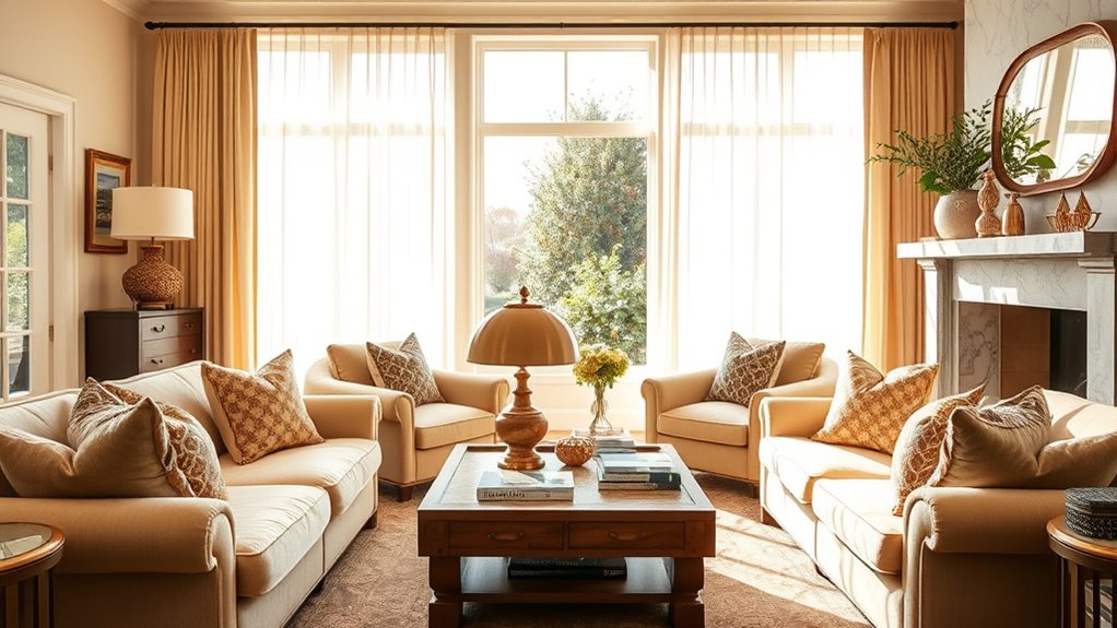 elegant comfortable living