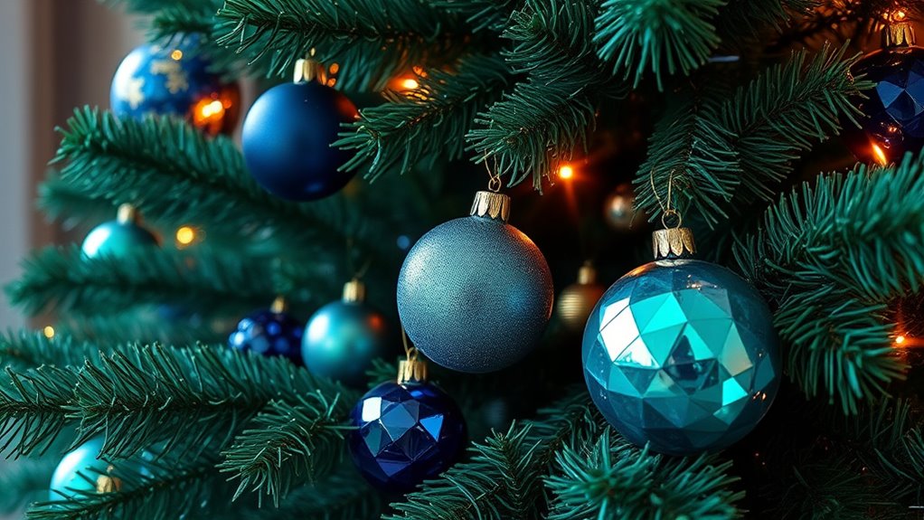elegant jewel tone holiday decor