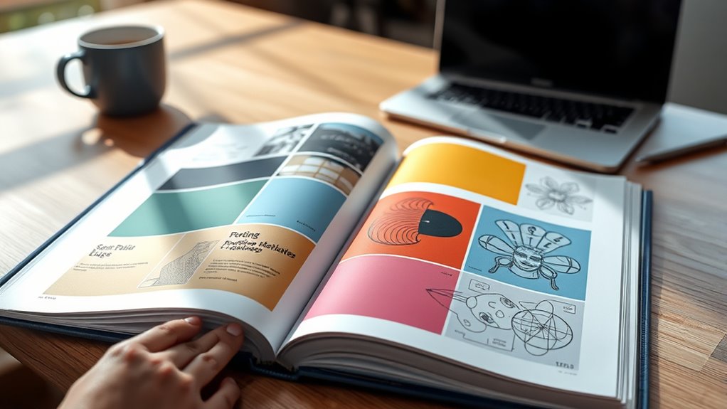 evaluate typography and colors