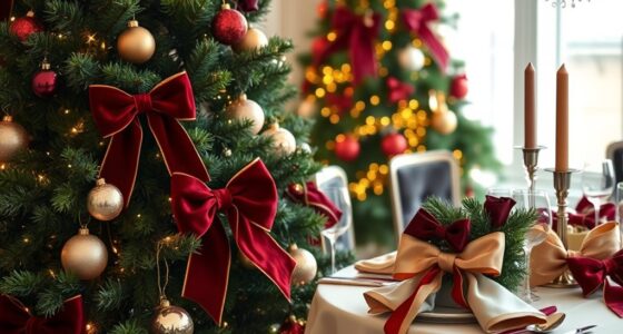 festive bow decorating ideas