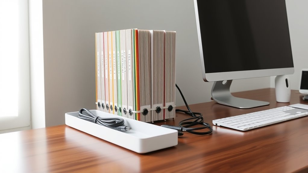 filing and cable organization