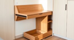 foldable desks with hidden storage
