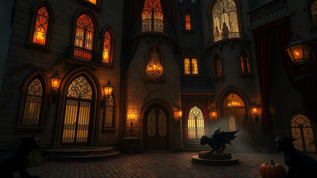 haunted castle inspired decor