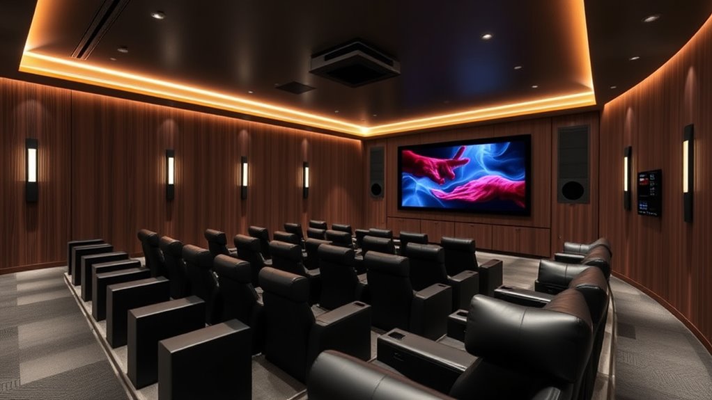 home theatre sound automation