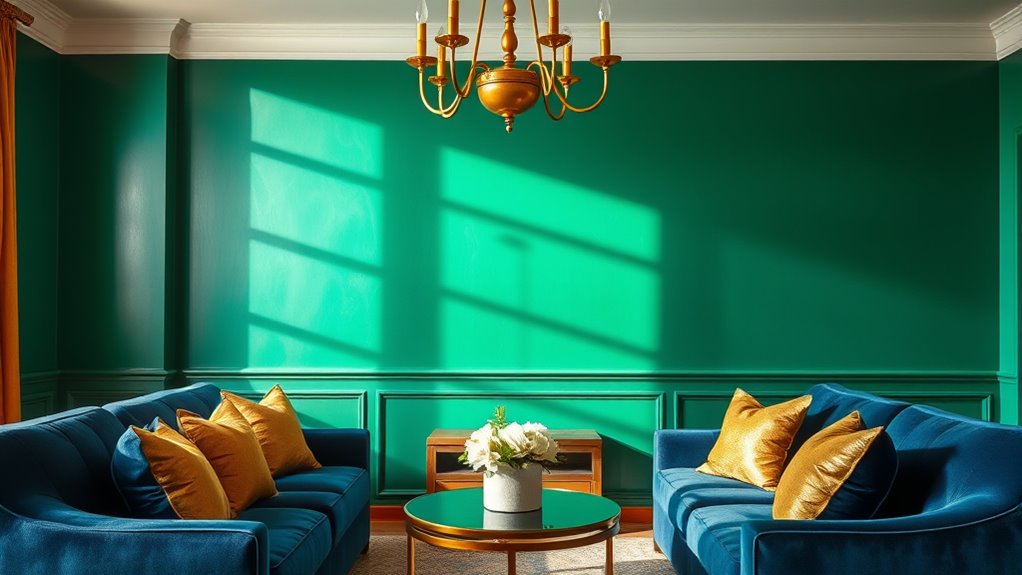 jewel tones bold walls