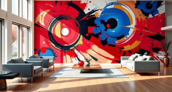 large statement art focal point