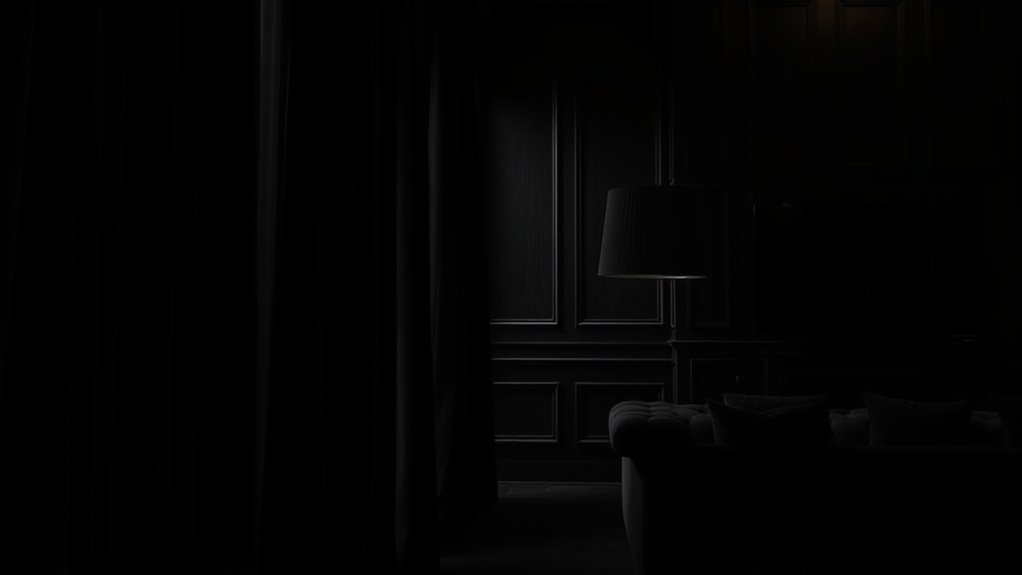 layered lighting enhances dark interiors