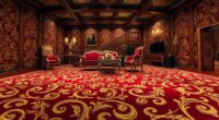 luxurious wall to wall carpets