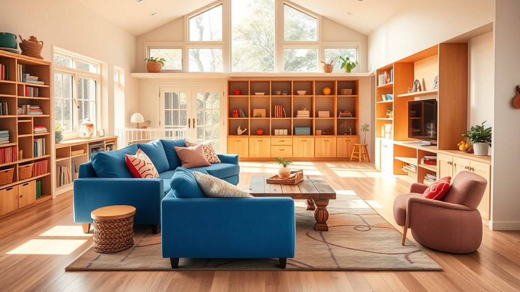 maximize space with zones