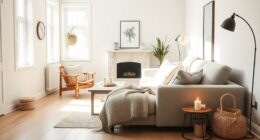 minimalist cozy wooden decor
