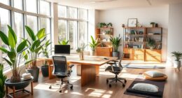 multifunctional workspaces for wellness