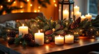 natural winter celebration decor