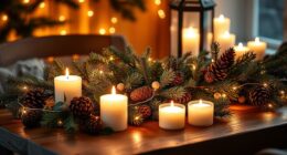 natural winter celebration decor