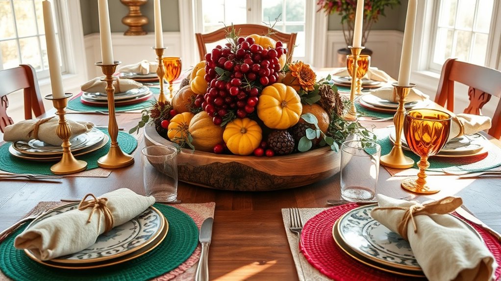 nature inspired vintage jewel tones