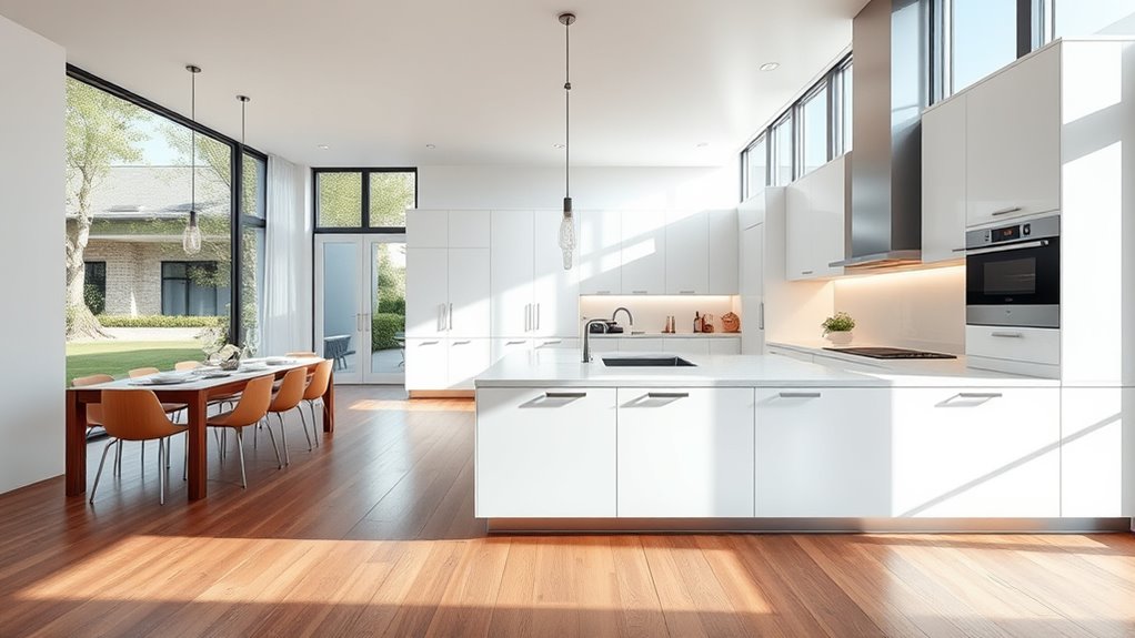 open smart kitchen layouts