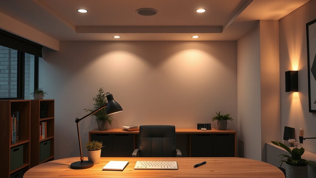 optimize home office lighting